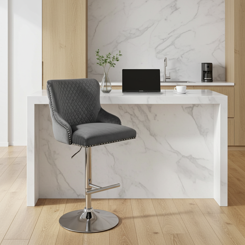 Tess Walnut Dining Chair in Oatmeal Boucle - Set of 2